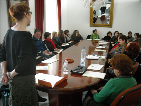 Participantes en uno de los talleres
