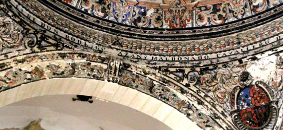 Detalle de la cúpula interior Detalle de la cúpula interior
