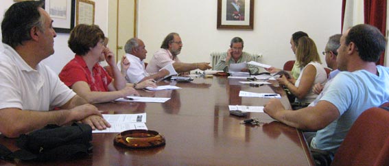  Reciente reunión del Patronato, en junio de 2010 