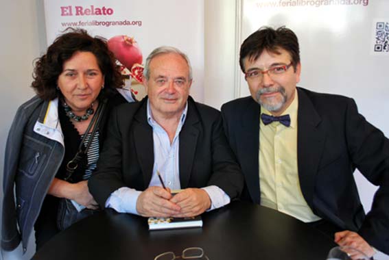 Antonio Ramos, entre María Solana y Mario Soria Antonio Ramos, entre María Solana y Mario Soria