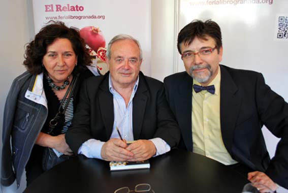  Antonio Ramos, entre  María Solana y Mario Soria 