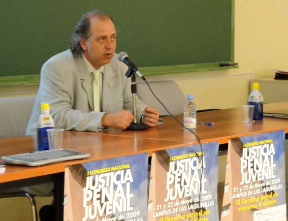  Ignacio Benítez el I Congreso Nacional sobre Justicia Penal Juvenil, en 2009 
