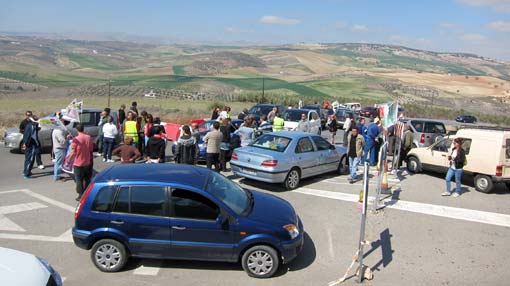  El cruce de Ballarta protagonista de la protesta 