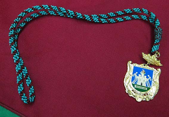 Medalla del cargo que se le impone a los concejales en la toma de psoesión Medalla del cargo que se le impone a los concejales en la toma de psoesión