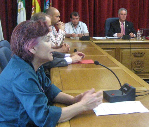 Intervención de la portaoz de Izquierda Unida, Dolores Iglesias Intervención de la portaoz de Izquierda Unida, Dolores Iglesias