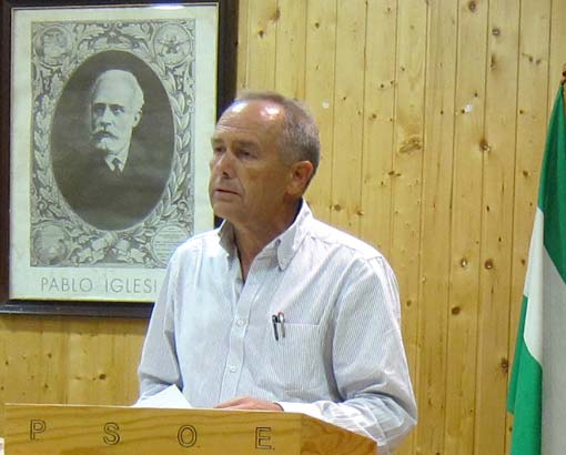 Francisco Escobedo en el momento de hacer balance de su gestión y despedirse del cargo que desempeñaba hasta ahora Francisco Escobedo en el momento de hacer balance de su gestión y despedirse del cargo que desempeñaba hasta ahora