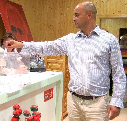 Jorge Guerrero pasa a ser un destacado dirigente del PSOE alhameño Jorge Guerrero pasa a ser un destacado dirigente del PSOE alhameño
