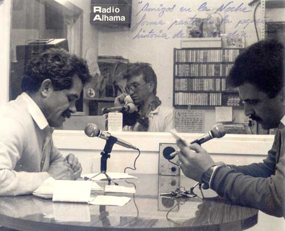  Imagen de la emisión de un programa de AMIGOS EN LA NOCHE, en 1987 