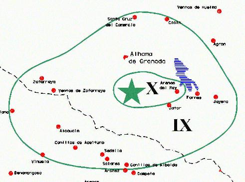 Plano del seismo de 1884