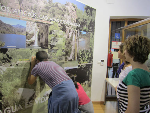 Participantes en las instalaciones del Centro de Visitantes