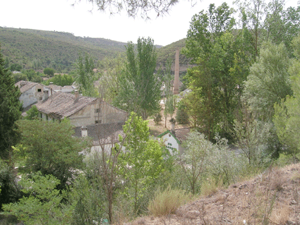 Vista de la resinera desde el Mirador