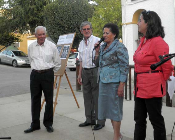  Joaquina en sus palabras de agradecimiento 