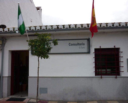 Aspecto exterior del consultorio médico del Turro