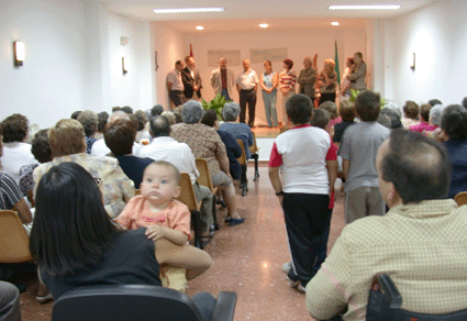En un momento del acto En un momento del acto