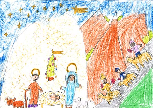 El Portal de Belen - Iván Martín Pérez, 3º de Primaria, 7 Años El Portal de Belen - Iván Martín Pérez, 3º de Primaria, 7 Años