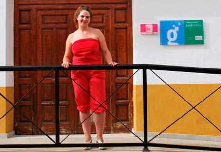 Raquel también coordina el Centro Guadalinfo Raquel también coordina el Centro Guadalinfo
