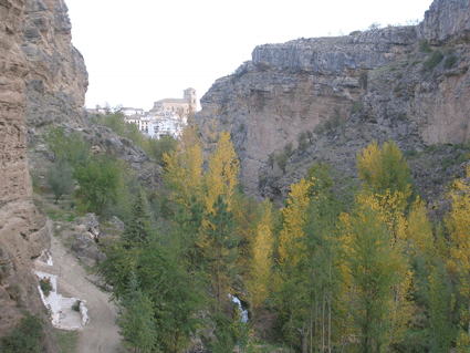 Vista de Alhama desde el paraje de la ermita de Los Ángeles