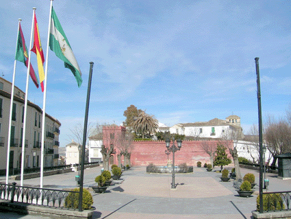 Paseo del Cisne y al fondo Alhama