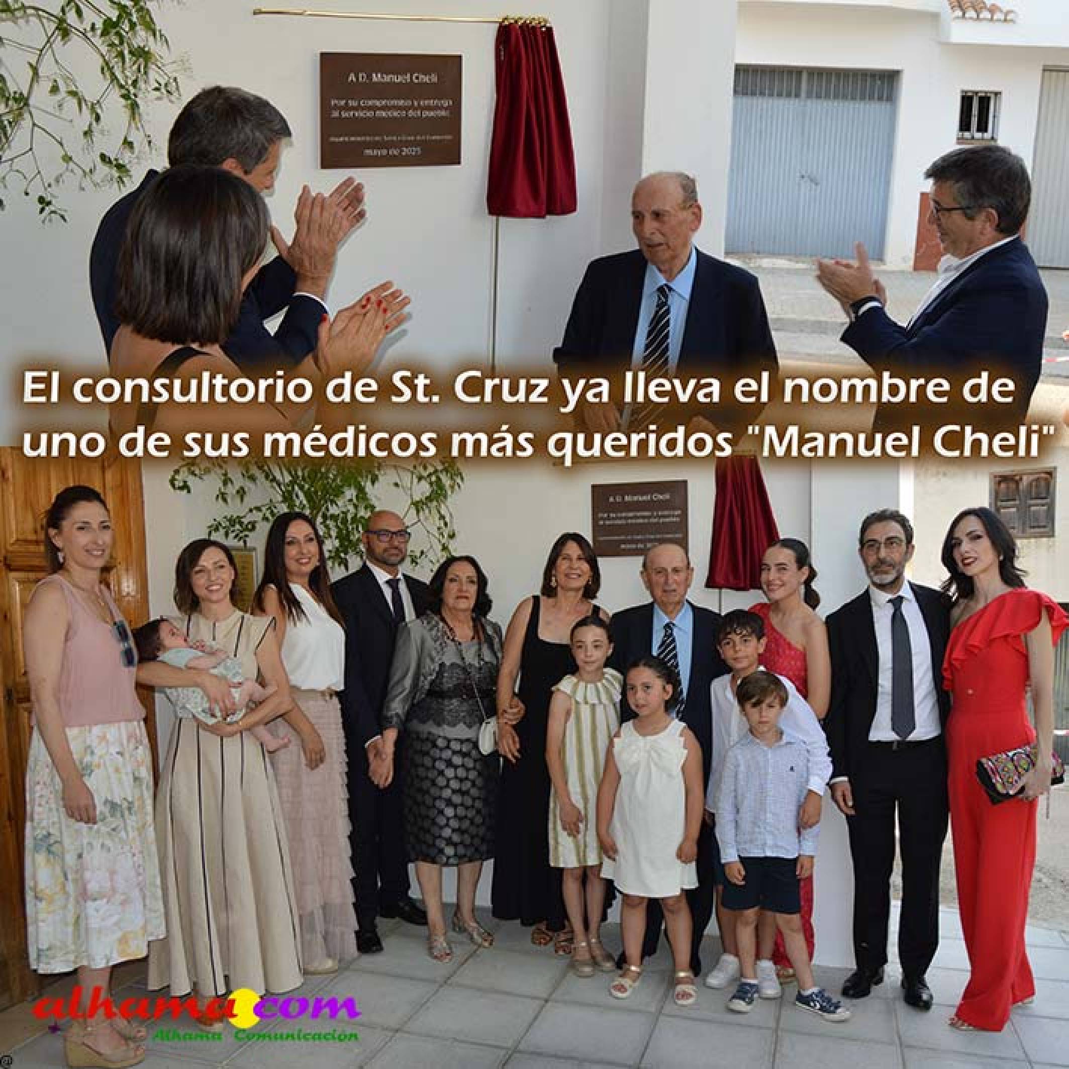 Santa Cruz del Comercio se vuelca en un emotivo homenaje al que fuera su médico, Manuel Cheli: