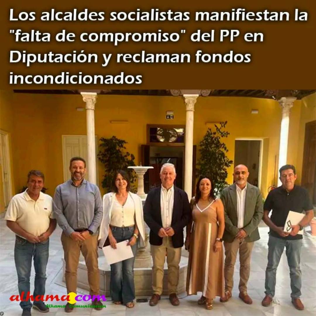 Los alcaldes socialistas manifiestan la 