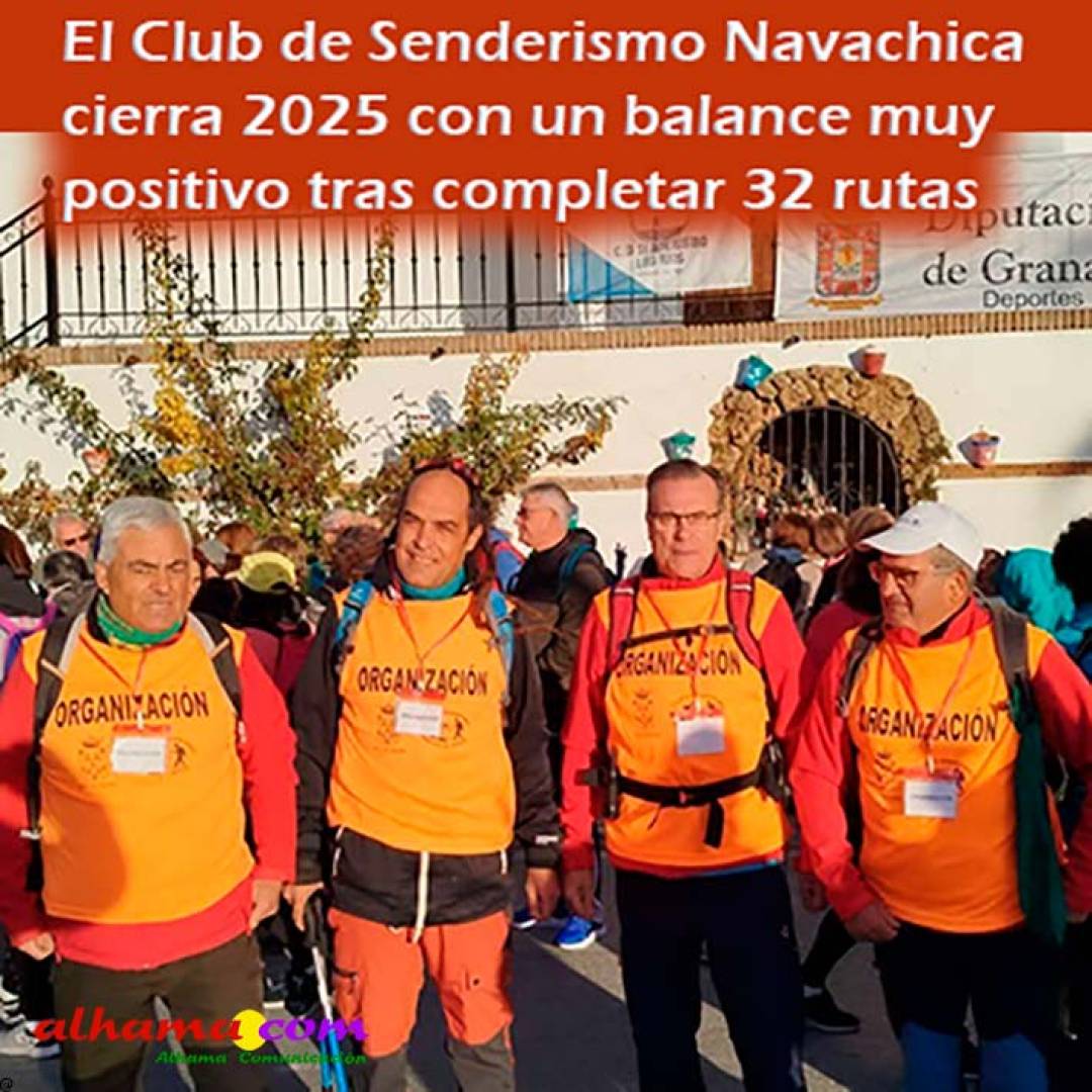 El Club de Senderismo Navachica cierra 2025 con un balance muy positivo tras completar 32 rutas