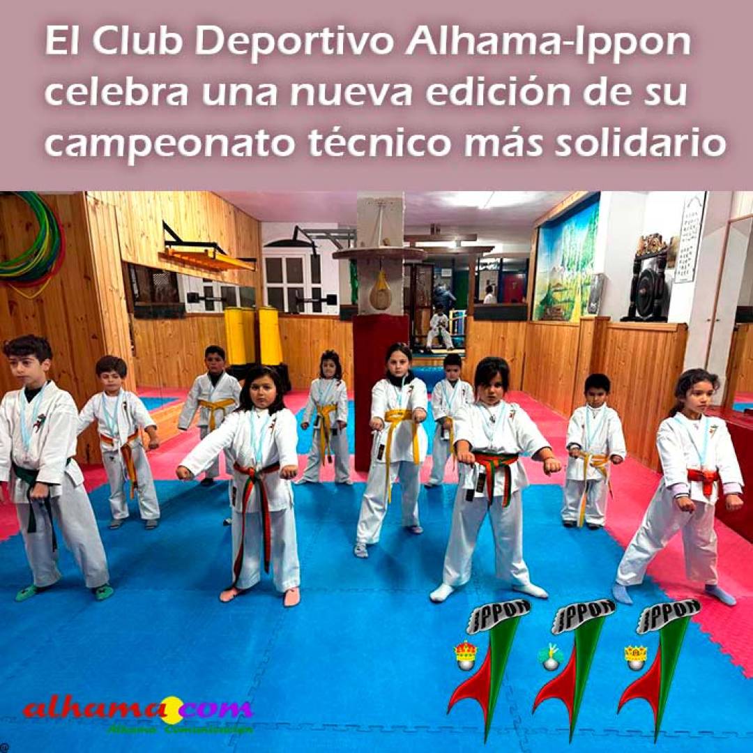 El Club Deportivo Alhama-Ippon celebra una nueva edición de su campeonato técnico más solidario