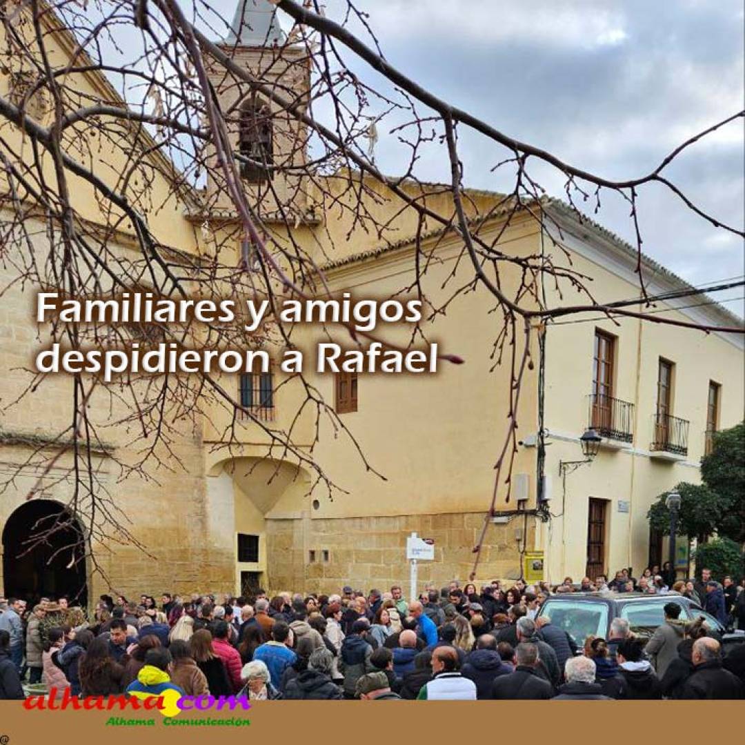Familiares y amigos despidieron a Rafael