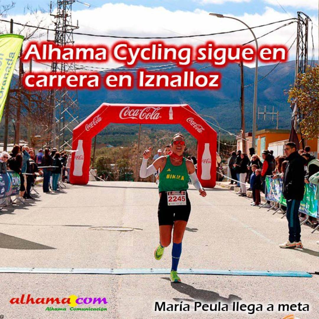 Alhama Cycling sigue en carrera en Iznalloz
