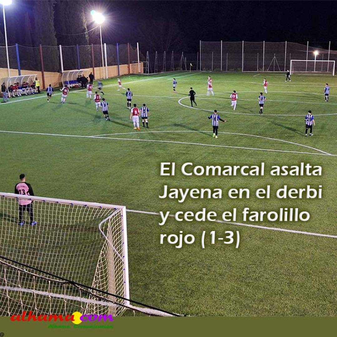 El Comarcal asalta Jayena en el derbi y cede el farolillo rojo (1-3)