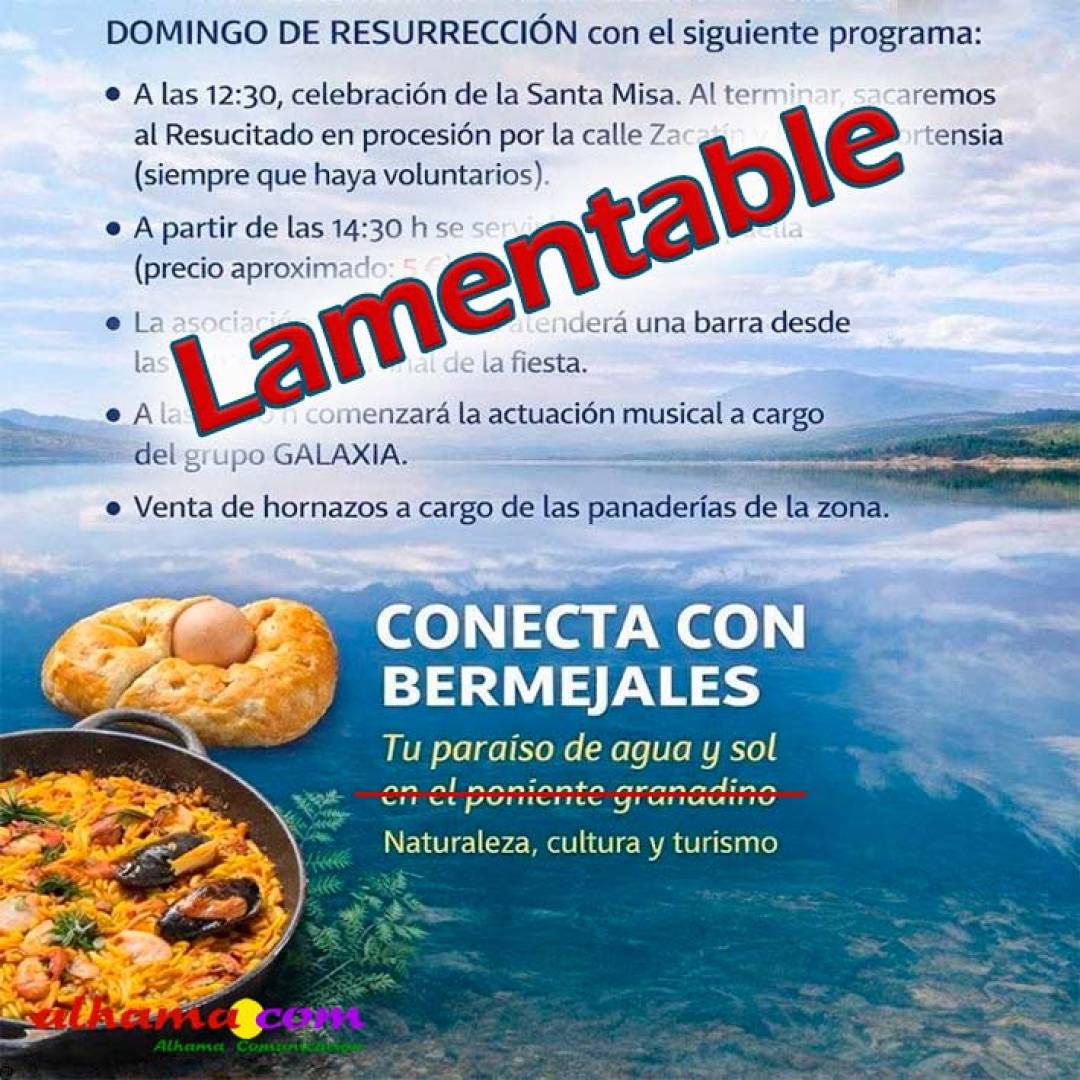 Este año no pudimos anunciar la fiesta en los Bermejales