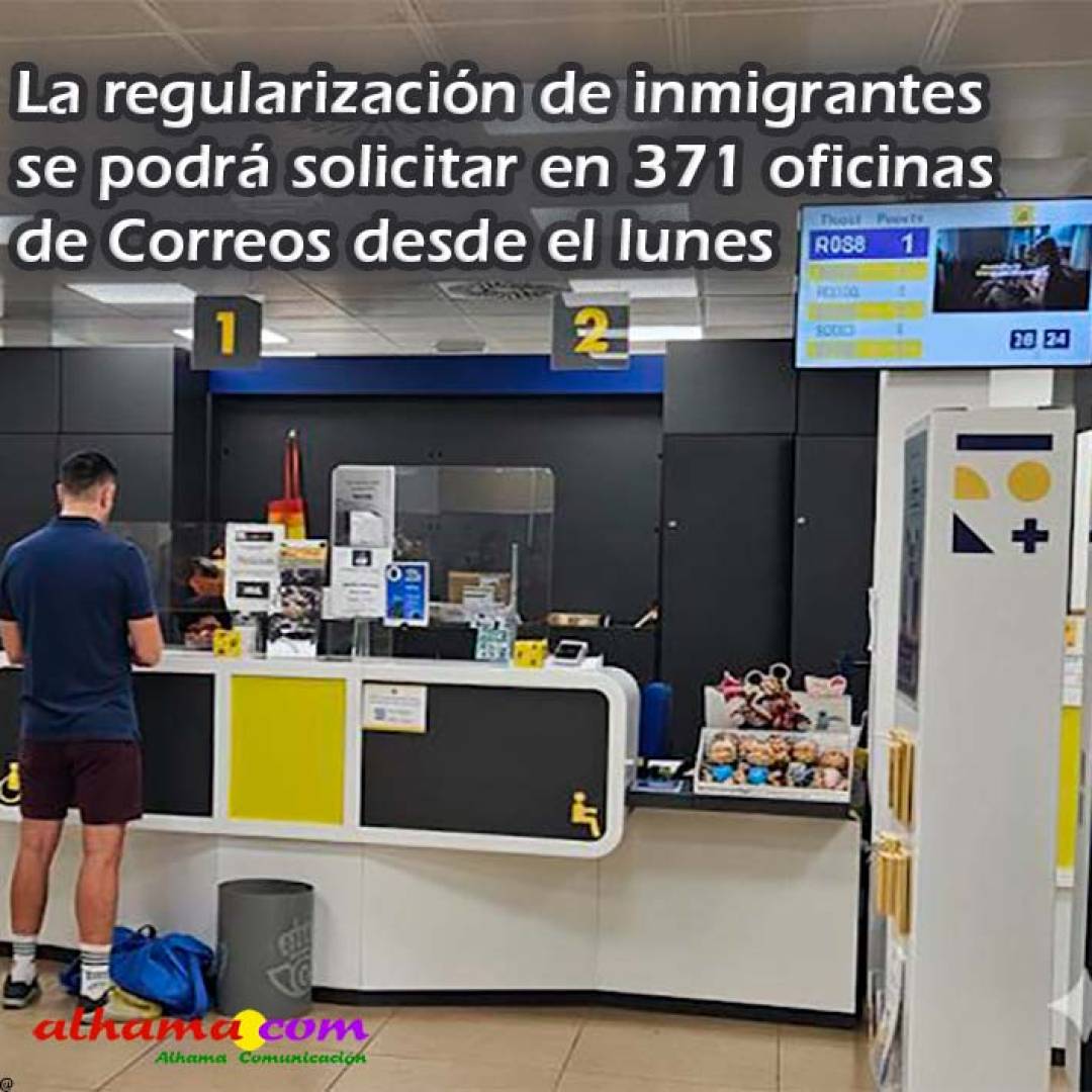 La regularización de inmigrantes se podrá solicitar en 371 oficinas de Correos desde el lunes