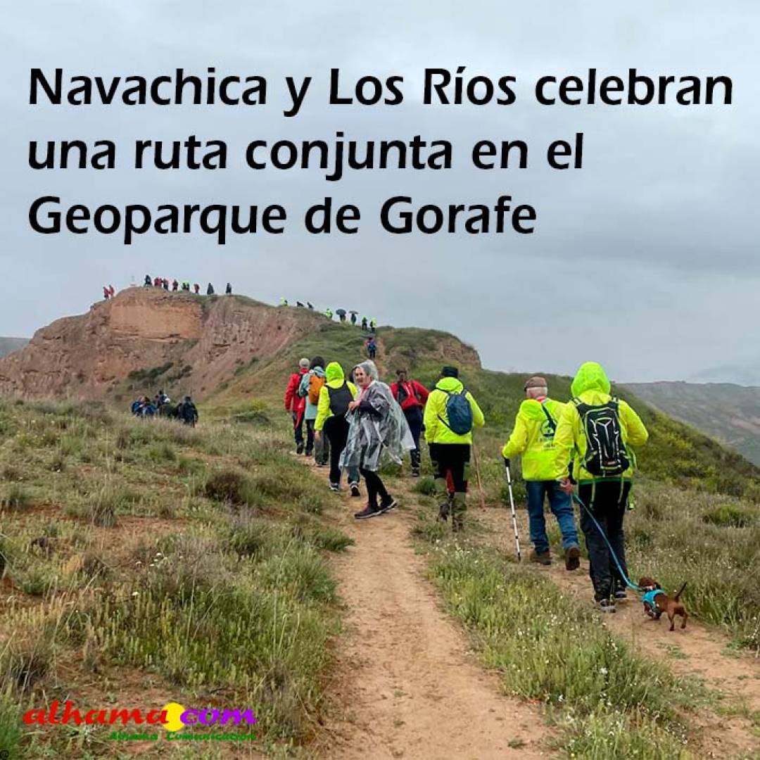 Navachica y Los Ríos celebran una ruta conjunta en el Geoparque de Gorafe