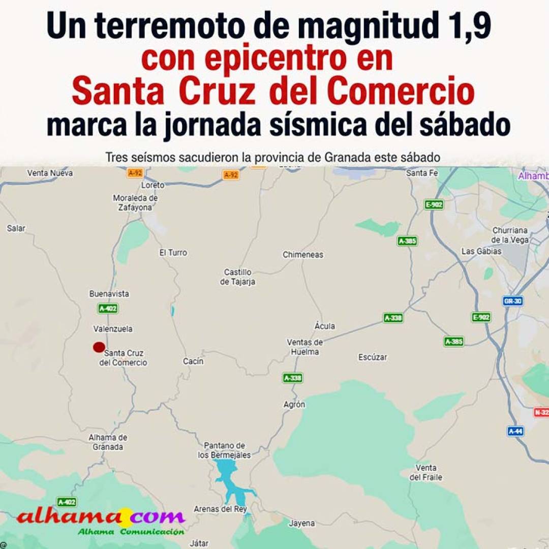 Un terremoto de magnitud 1,9 con epicentro en Santa Cruz del Comercio marca la jornada sísmica del sábado