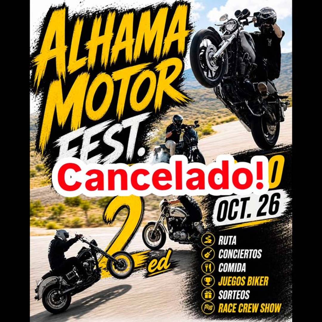 La falta de entendimiento con el Ayuntamiento obliga a cancelar la segunda edición del Alhama Motor Fest