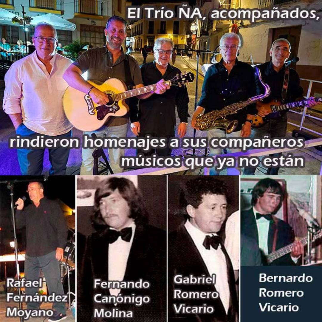 Músicos alhameños cierran su verano musical con un emotivo homenaje a sus compañeros que ya no están