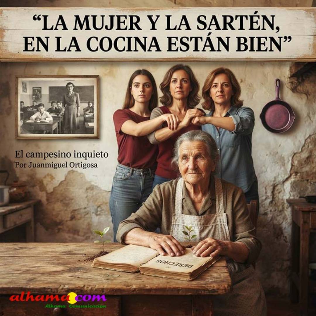 “La mujer y la sartén, en la cocina están bien”