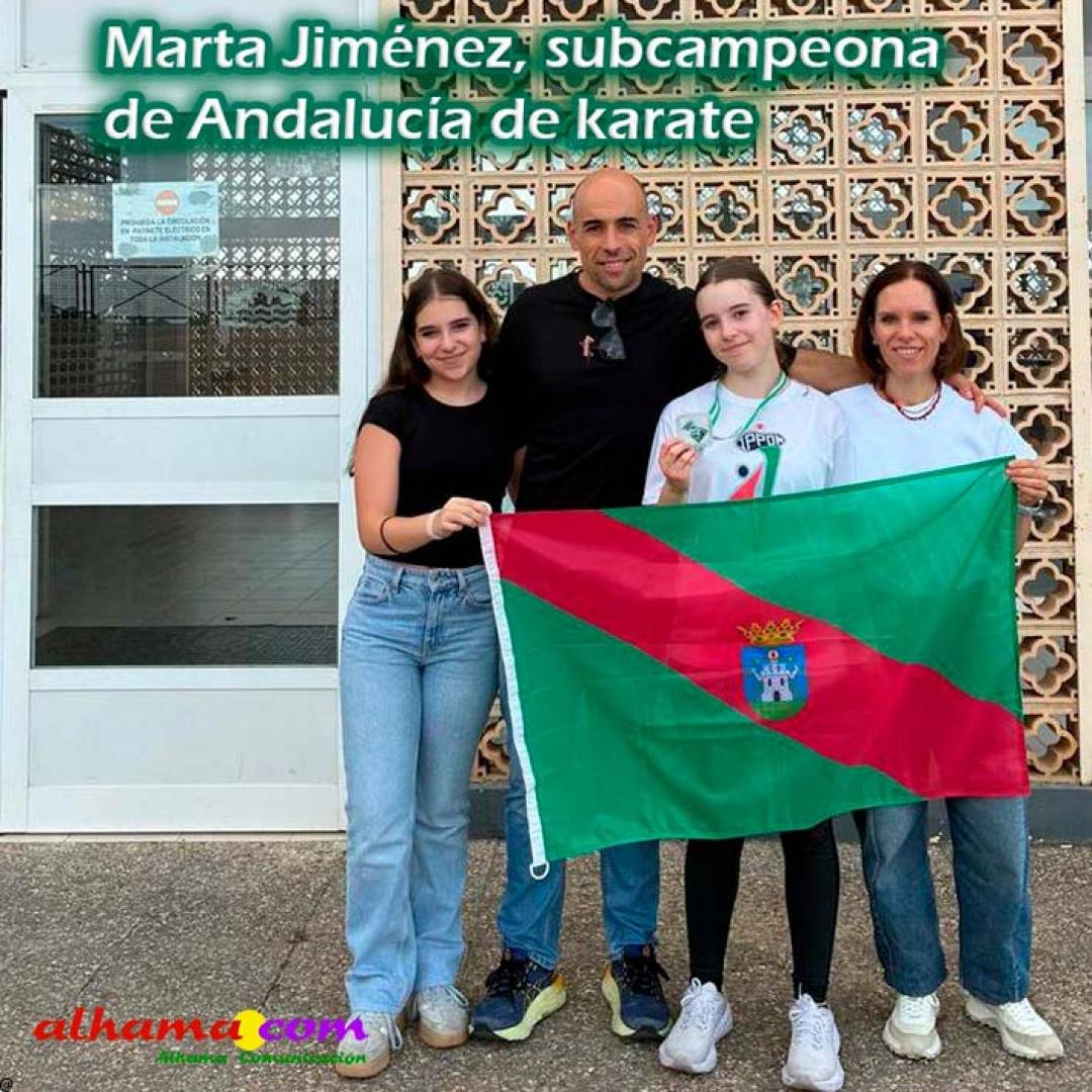 Marta Jiménez, subcampeona de Andalucía de karate