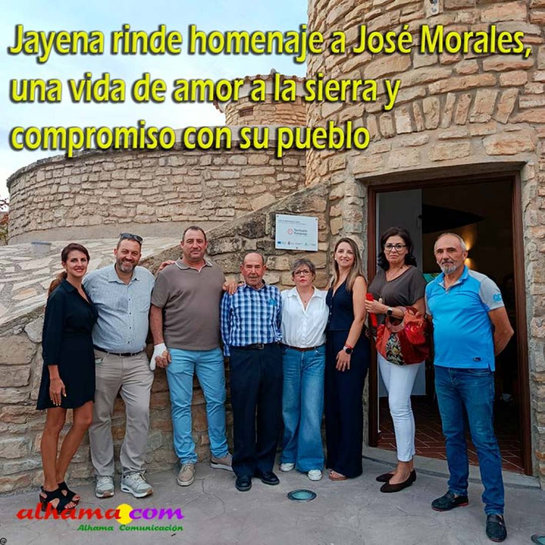 Jayena rinde homenaje a José Morales, una vida de amor a la sierra y compromiso con su pueblo